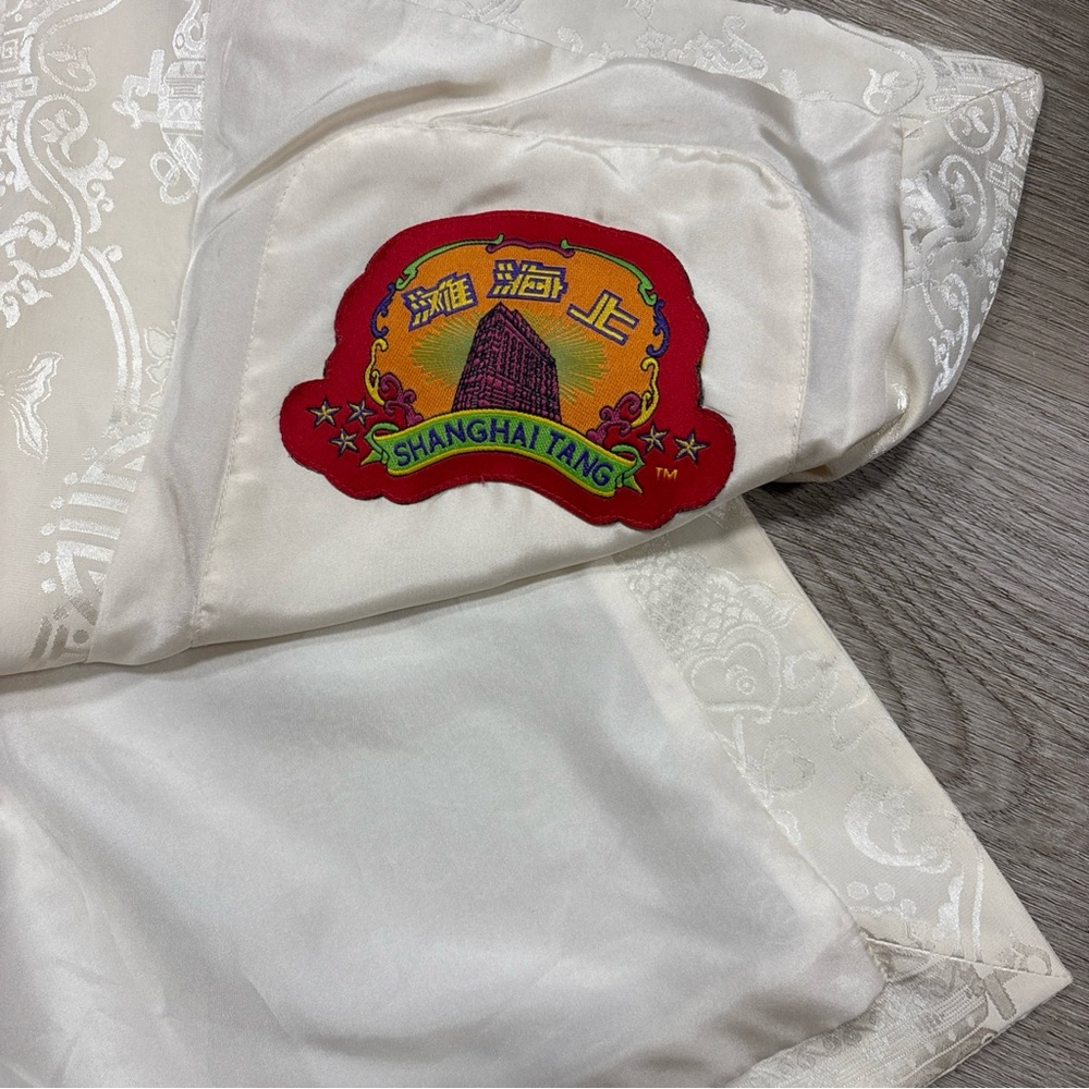 SHANGHAI TANG WHITE SILK LINING WOMENS JACKET SIZE US 10 - Picture 8 of 8